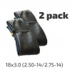 18x3.0 / 2.50-2.75-14 inner tube 2pcs.