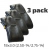 18x3.0 / 2.50-2.75-14 inner tube 3pcs.